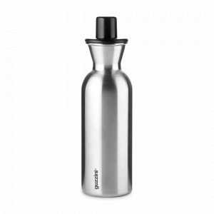 Бутылка для масла/уксуса, 500 мл, нержавеющая сталь, пластин SAN, серия Preparation, GUZZINI, Италия, Бутылки для масла и уксуса, гейзеры