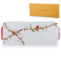 Блюдо из фарфора прямоугольное 37 х 15 см, серия Fidji, MEDARD DE NOBLAT, Франция