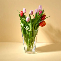 Ваза Асимметрия, 30 см, стекло, KROSNO, Польша_00814920045909104855.jpg