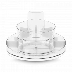 Органайзер для косметики Cascada, 25 см, пластик ABS, прозрачный, UMBRA, Канада, UMBRA (Канада)