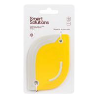 Скребок для теста, 8 х 10,7 х 0,5 см, полистирол, резина, желтый, SMART SOLUTIONS, Россия_00812590069118486046.jpg
