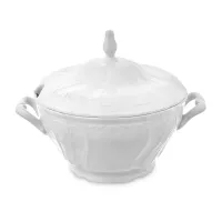 Супница , 2.5 л, фарфор, белый, серия Недекорированный, BERNADOTTE, Чехия, 