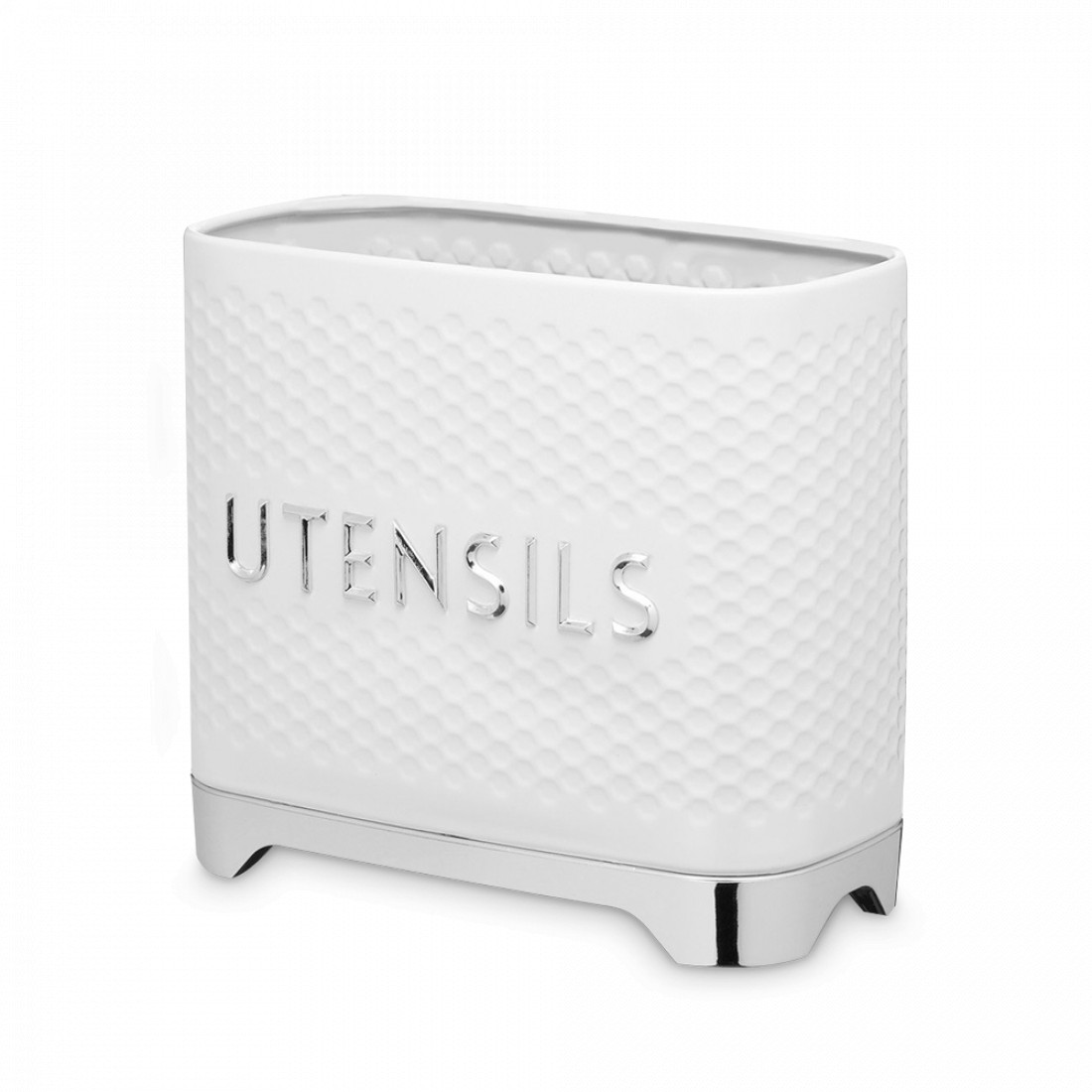 Емкость для кухонных принадлежностей, металл, 20 х 16 см, белый, серия Lovello, KITCHEN CRAFT, Великобритания