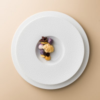 Тарелка для пасты с широким бортом FRAGMENTS BLANC, 30 см, фарфор, белый, рельеф, серия Collection L, GUY DEGRENNE, Франция_00810280035387164136.jpg