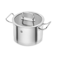 Кастрюля с крышкой, 3,5 л, 20 см, нержавеющая сталь 18/10, стальной, серия Pro, ZWILLING J.A. HENCKELS, Германия