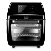 Аэрофритюрница , 12 л, нержавеющая сталь, пластик, черный, BLACK+DECKER, США, 