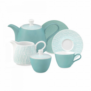 Сервиз чайный на 6 персон, 21 предмет, серия Life Fashion Green Chic, SELTMANN, Германия, SELTMANN WEIDEN (Германия)