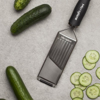 Слайсер для нарезки соломкой, 31,5 см, нержавеющая сталь, резина, MICROPLANE, США_00802070043049051843.jpg