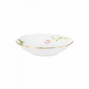 Салатник порционный, 15 cм, костяной фарфор, белый, декор, серия Цветущая роза, NARUMI, Япония, NARUMI (Япония)