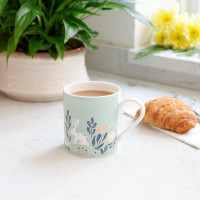 Кружка Woodcut Rabbit, 330 мл, костяной фарфор, декор, серия Can Mug, KITCHEN CRAFT, Великобритания_00806140047175618917.jpg