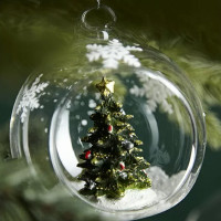 Набор из 3-х ёлочных украшений Bubble Dream, 9 см, стекло, серия New Year Essential, TKANO, Россия_00817550045358241181.jpg