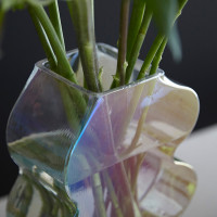 Ваза Wavy, 25 см, стекло, перламутровый, BERGENSON BJORN, Великобритания_00817540061331115148.jpg