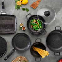 Сотейник с двумя ручками для индукционных плит, с антипригарным покрытием, 28 см, 4 л, литой алюминий, серия Hard Cook Induction, OLYMPIA, Италия_00808800063189421545.jpg