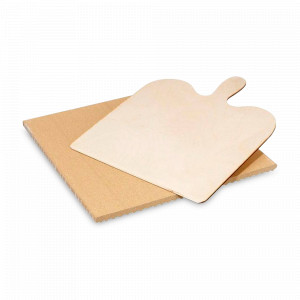 Набор для приготовления пиццы: камень и деревянная лопатка, дерево, глина, ROMMELSBACHER, Германия, Противни