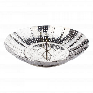 Металлический дуршлаг-пароварка из нержавеющей стали, диаметр 14-26 см, серия Steel, Westmark, Германия, WESTMARK (Германия)