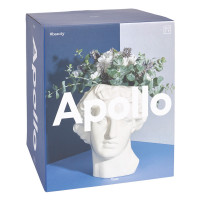 Ваза Apollo, 23.4 см, керамика, белый, DOIY, Испания_00819740047732389608.jpg