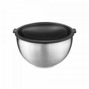 Миска с крышкой Muovo, 16 см, нержавеющая сталь, пластик, GEFU, Германия, Миски кухонные