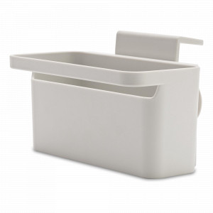 Органайзер для раковины, 17,1 х 12,7 х 10,6 см, пластик, светло-серый, серия Sink Side, BRABANTIA, Бельгия, Органайзеры для раковины