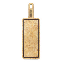 Доска композитная с желобом для сервировки и подачи, 36х12см, оникс светлый, серия ProFashion, ComposeEat, Россия