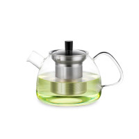 Чайник заварочный с ситечком, 900 мл, боросиликатное стекло, нержавеющая сталь, SAMADOYO, Китай