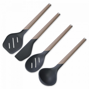 Набор из 4-х кухонных инструментов, нейлон, силикон, бежевый, серия SmartChef, SMART SOLUTIONS, Россия, Кухонные аксессуары SMART SOLUTIONS