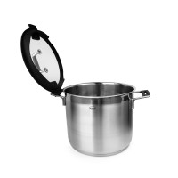 Кастрюля высокая с крышкой, диаметр 24 см, материал: нержавеющая сталь 18/10, серия Silence PRO, ROESLE, Германия_00805400043407899116.jpg