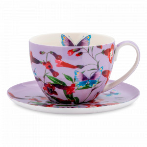 Пара чайная Пенстемоны, 400 мл, фарфор, декор, серия Экзотика, MAXWELL WILLIAMS, Австралия, MAXWELL & WILLIAMS (Австралия)