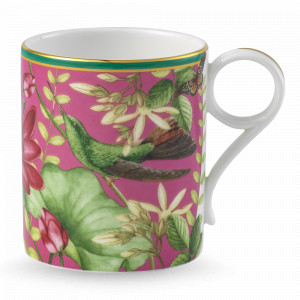 Кружка Розовый лотос, 210 мл, костяной фарфор, розовый, декор, серия Wonderlust, WEDGWOOD, Великобритания, WEDGWOOD (Великобритания)