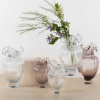 Ваза Роялти, 24.5 см, стекло, прозрачный, Rasteli, Бельгия_00812030041140434930.jpg