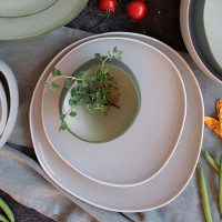 Тарелка обеденная, 27 см, керамика, серый, серия Organic, EASY LIFE (R2S), Италия_00814210049163727850.jpg