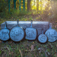 Чугунная сковорода с толстым дном, диаметр: 30 см, LODGE, США_00796610045083366301.jpg