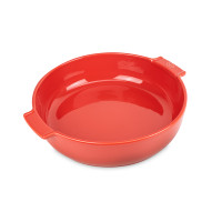 Форма круглая для запекания, 27 см, 2.1 л, керамика, красный, серия Red, PEUGEOT CERAMIC, Франция