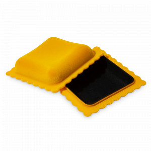 Шкатулка Ravioli, 13 х 13 см, платик ABS, желтый, серия Dolce Vita, DOIY, Испания, Шкатулки