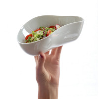 Салатник , 20.5 х 14 см, фарфор, белый, серия Yayoi, COOKPLAY, Испания_00816090062180044577.jpg