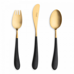 Набор детских столовых приборов, 3 предмета, нержавеющая сталь 18/10, серия Alice, CUTIPOL, Португалия, Детские наборы CUTIPOL