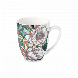 Кружка , 420 мл, фарфор, декор, серия Тропические цветы, MAXWELL WILLIAMS, Австралия, MAXWELL & WILLIAMS (Австралия)