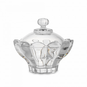 Конфетница с крышкой, 15 см, 560 мл, стекло, серия Clarinet, ANNA LAFARG, Китай, Clarinet ANNA LAFARG
