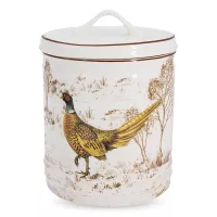 Банка для сыпучих продуктов Охота, 1.3 л, керамика, бежевый, декор, серия Imari, ANNA LAFARG, Китай, 