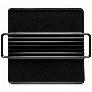 Блюдо квадратное с ручками LATTITUDE BLACK, 33 см, керамика, черный, серия Notos, COSTA NOVA, Португалия, Notos COSTA NOVA