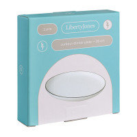 Набор обеденных тарелок, 2 предмета, 26 см, фарфор, белый, черный, серия Contour, LIBERTY JONES, Россия_00810540060493266552.jpg