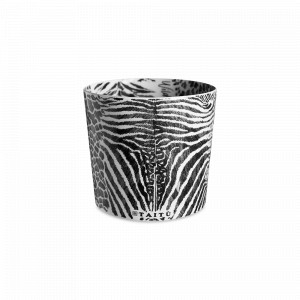 Емкость для сервировки, 13,5 х 12,5 см, костяной фарфор, белый, черный, серия Wild Spirit, TAITU, Италия, Банки для продуктов