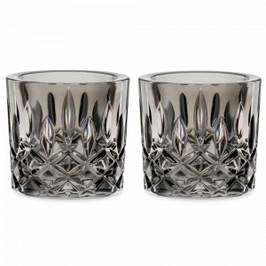 Набор из 2-х подсвечников, 6,6 х 7,1 см, хрустальное стекло, серый, серия Noblesse, NACHTMANN, Германия, Скидка до -60% на хрусталь Nachtmann