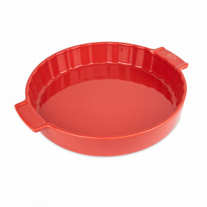 Форма для пирога, 28 см, 2.2 л, керамика, красный, серия Red, PEUGEOT CERAMIC, Франция, Скидка до -35% на PEUGEOT CERAMIC