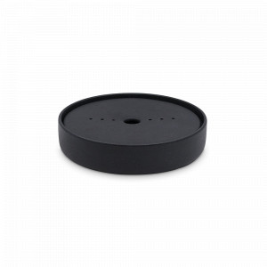 Тарелка для закусок Black, 21 см, каменная керамика, черный, коричневый, серия Small, ROOMERS TABLEWARE, Нидерланды, Тарелки черные