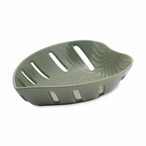 Блюдо для фруктов, размер: 26,3 х 19,3 см, материал: керамика, цвет: зеленый, серия In the Forest Leaf, MASON CASH, Великобритания, MASON CASH (Великобритания)