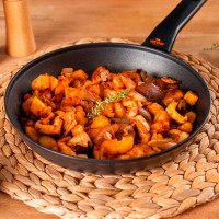 Сковорода , 20 см, кованная сталь, черный, серия V-Forged, VITRINOR, Испания_00820510042095067267.jpg