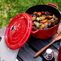 Кокот круглый, 8,35 л, 30 см, чугун, вишневый, серия La Cocotte, STAUB, Франция_00795640041486575868.jpg