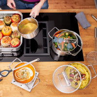 Кастрюля с крышкой , диаметр: 20 см, материал: нержавеющая сталь 18/10, серия Expertiso, ROESLE, Германия_00805320034479956379.jpg