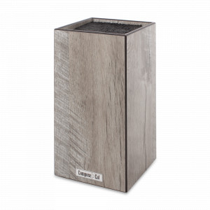 Подставка универсальная для кухонных ножей, 11x11x24 см, дуб светлый, композитный материал, серия Fashion, ComposeEat, Россия, Подставки под ножи