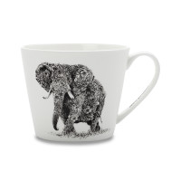 Кружка «Африканский слон», 450 мл, фарфор, белый, серия Животные Австралии, MAXWELL WILLIAMS, Австралия